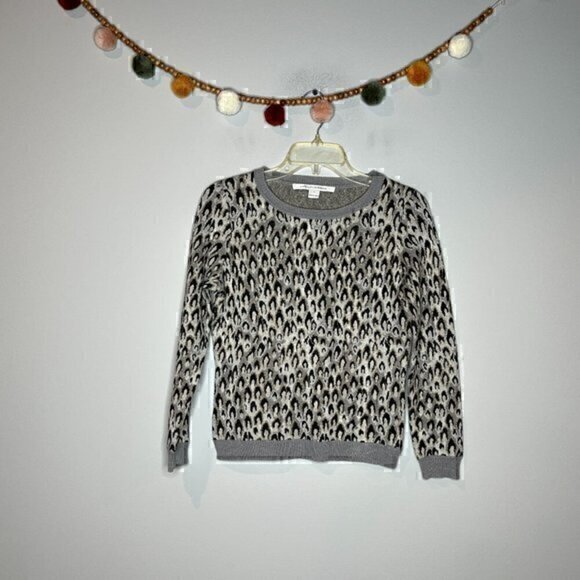 Diane Von Furstenberg patterned wool blend sweater - Picture 1 of 6